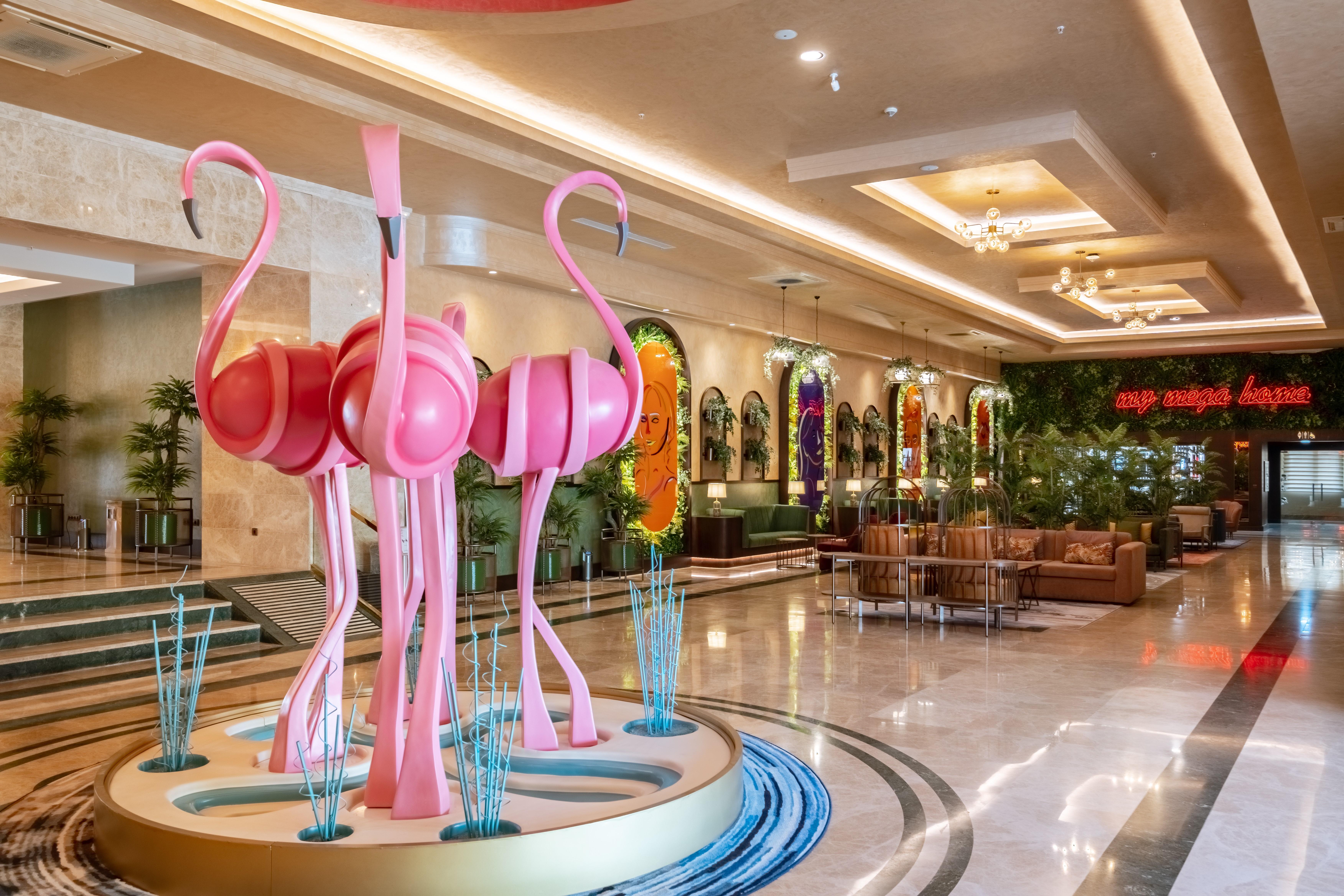 Megasaray Westbeach Antalya Exterior foto Lobby