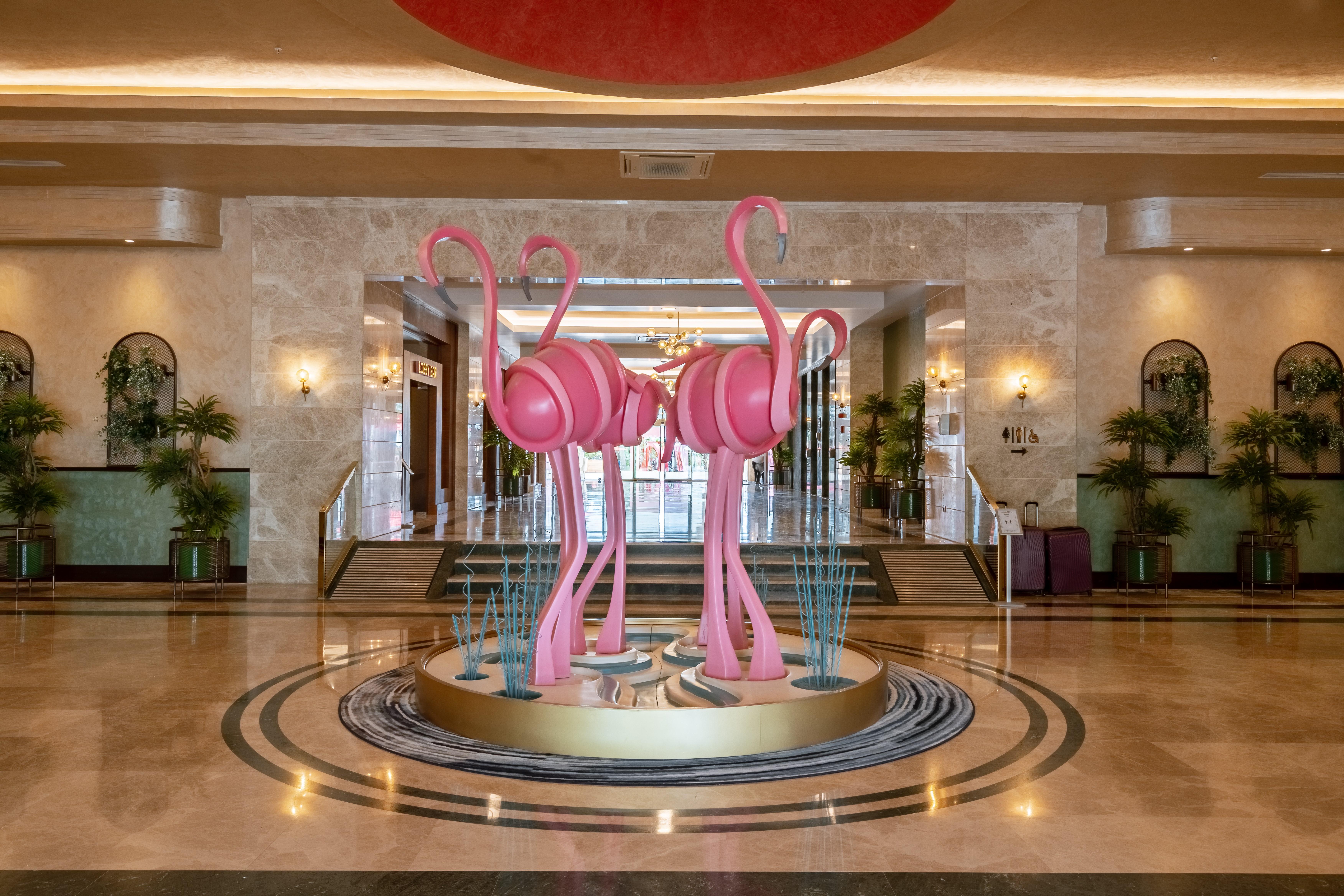 Megasaray Westbeach Antalya Exterior foto The lobby of the hotel